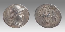 Ancient Coins - BAKTRIA, Greco-Baktrian Kingdom. Eukratides I Megas. Circa 170-145 BC. AR Tetradrachm
