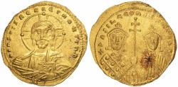 Ancient Coins - Byzantine Empire, Constantine VII Porphyrogenitus, with Romanus II (955-959), AV Solidus,