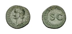 Ancient Coins - Tiberius. AD 14-37. Æ As (28mm, 10.14 g, 12h). Rome mint. Struck AD 22-23.