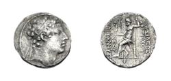 Ancient Coins - SELEUKID EMPIRE. Antiochos IV Epiphanes. 175-164 BC. AR Tetradrachm (29mm, 15.66 g, 1h).