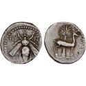 Ancient Coins - PHOENICIA: Arados, AR drachm (4.13g), year 98 (162/1 BC), BMC-155-6, Duyrat-2782ff, bee