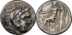 Ancient Coins - MACEDONIAN KINGDOM. Alexander III the Great (336-323 BC). AR tetradrachm (25mm, 16.88 gm, 5h). NGC