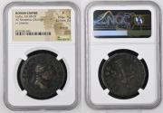 Ancient Coins - Galba. AD 68-69. Æ Sestertius (25.63 g). Rome mint.
