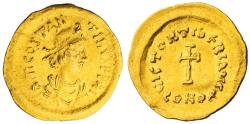 Ancient Coins - Byzantine Empire, Tiberius II Constantine (578-582), AV Tremissis,