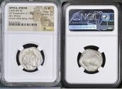 Ancient Coins - ATTICA. Athens. Ca. 440-404 BC. AR tetradrachm (24mm, 17.20 gm, 8h). NGC