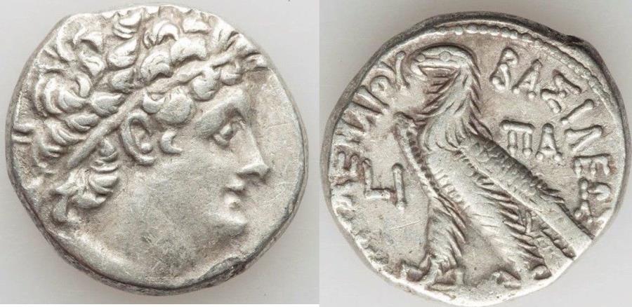 PTOLEMY I SOTER AR silver tetradrachm. 288-287 BC. 'Delta