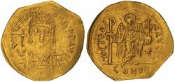Ancient Coins - Byzantine Empire, Justinian I, 'the Great' (527-565), AV Solidus, D N IVSTINIANVS P P AVI,