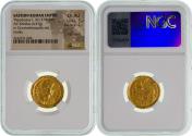 Ancient Coins - EASTERN ROMAN EMPIRE, Theodosius I, AD 379-395, AV Solidus. NGC
