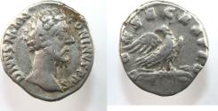 Ancient Coins - Divus Antoninus Pius. Died AD 161. AR Denarius (17mm, 3.0 g). Commemorative issue. 