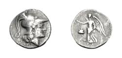 Ancient Coins - PAMPHYLIA, Side. Circa 205-100 BC. AR Tetradrachm (29mm, 16.13 g, 12h). St–, magistrate.
