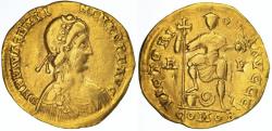 Ancient Coins - Roman Empire, Valentinian III (AD 425-455), AV Solidus, Ravenna, c. 426-455,