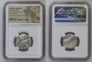 Ancient Coins - ATTICA. Athens. Ca. 440-404 BC. AR tetradrachm (23mm, 17.17 gm, 1h). NGC XF