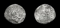 Ancient Coins - THRACE, Byzantion. Circa 90-80 BC. AR Tetradrachm (35mm, 16.12 g, 12h). In the name and types of Lysimachos.