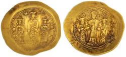 Ancient Coins - Byzantine Empire, Romanus IV Diogenes (1068-1071), AV Histamenon Nomisma (scyphate),