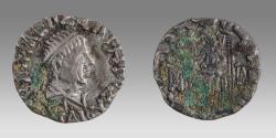 Ancient Coins - INDO-GREEK KINGDOMS. Bactria. Hermaeus Soter (ca. 105-90 BC). AR drachm