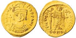 Ancient Coins - Byzantine Empire, Maurice Tiberius (582-602), AV Solidus,