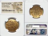 Ancient Coins - Alexius I Comnenus (AD 1081-1118). AV hyperpyron (29mm, 5h). NGC Choice VF.