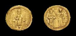 Ancient Coins - Romanus III Argyrus. 1028-1034. AV Histamenon Nomisma (23.5mm, 4.42 g, 6h). Constantinople mint