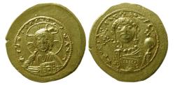 Ancient Coins - BYZANTINE EMPIRE, Constantine IX Monomachus, 1042-1055. Gold Tetarteron.