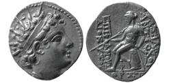 Ancient Coins - SELEUKID KINGS, Antiochos VI. 145-142 BC. AR Drachm.  Antioch mint. Year 170 (143/142 BC).