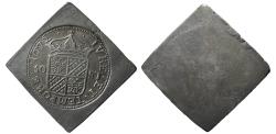 World Coins - LOW COUNTRIES, Groningel. 1672. AR 50 Stuiver - Daalder Klippe. Rare.