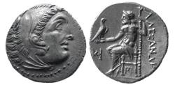 Ancient Coins - KINGS of MACEDON, Antigonos I Monophthalmos, as Strategos of Asia. AR Drachm. Teos mint.