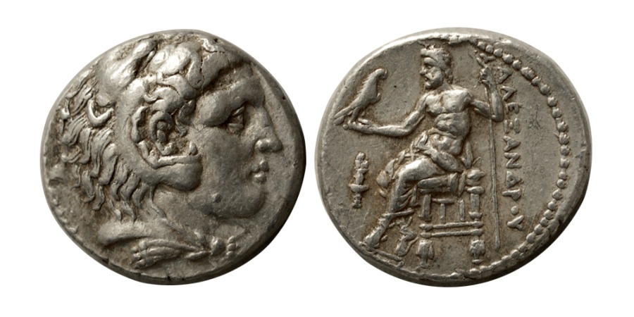 MACEDONIAN KINGDOM. Alexander III. 336-323 B.C. AR Tetradrachm. Sardis ...