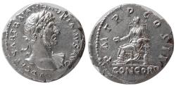 Ancient Coins - ROMAN EMPIRE. Hadrian. 117-138 AD. AR Denarius. Beautiful style.