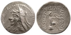 Ancient Coins - KINGS of PARTHIA. Phriapatios to Mithradates I (Circa 185-132 BC). AR Drachm. Lovely Strike.
