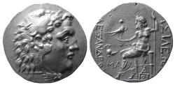 Ancient Coins - KINGS of MACEDON, Alexander III, Posthumous issue. AR Tetradrachm. Mesembria mint.
