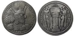 Ancient Coins - SASANIAN KINGS, Shapur I. 240-270 AD. AR Drachm. Mint III (“Hamadan”).