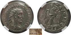 Ancient Coins - ROMAN PROVINCIAL. Trajan Decius. AD. 249-251. BI Tetradrachm. NGC-MS. Antioch.