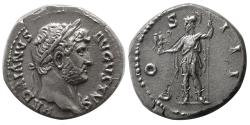 Ancient Coins - ROMAN EMPIRE. Hadrian, 117-138 AD. AR Denarius.