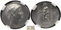 Ancient Coins - SELEUCID KINGS, Seleukos II Kallinikos, 246-226 BC. AR Tetradrachm. Antioch. NGC-MS.