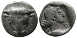 Ancient Coins - PHOKIS, Federal Coinage. Circa 445-420 BC. AR Triobol.