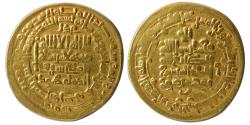 World Coins - ISLAMIC DYNASTS, Ghaznavid, Sultan Mahmud. AH 384-387. Gold dinar. Nishapur mint, AH 385,