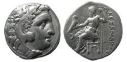 Ancient Coins - KINGS of MACEDON, Alexander III. AR Drachm. Kolophon mint. Struck under Antigonos I