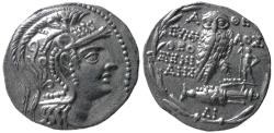 Ancient Coins - ATTICA, Athens. Circa 165-42 BC. "New Style" Coinage. AR Tetradrachm.