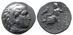 Ancient Coins - KINGS of MACEDON, Alexander III, 336-323 BC. AR Drachm. Lifetime issue. Abydos mint.