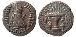 Ancient Coins - SASANIAN KINGS, Ardashir I. Billon Tetradrachm. Excellent metal for the issue. A great example.