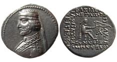 Ancient Coins - KINGS of PARTHIA, Phraates III. 70/69-58/7 BC. AR Drachm. Ecbatana mint.