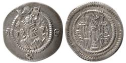 Ancient Coins - SASANIAN KINGS. Kavad I. Second Reign. 499-531 AD. AR Drachm. "AYLAN" for Susa, year 35.