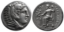 Ancient Coins - KINGS of MACEDON; Alexander III, 336-323 BC. AR Tetradrachm. Great example for this issue.