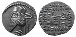 Ancient Coins - KINGS of PARTHIA, Pakoros I. Circa AD 78-120. AR Drachm.