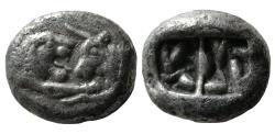 Ancient Coins - KINGS of LYDIA, Time of Kroisos. Circa 561-546 BC. AR Stater. Sardis mint.