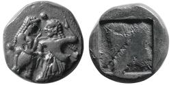 Ancient Coins - MACEDON, “Lete”. Circa 525-480 BC.  AR Stater.  "The Archaic Coinage of 'Lete'.