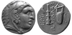 Ancient Coins - IONIA, Erythrai. Circa 325-315 BC. AR Drachm. Rhodian standard.