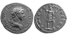 Ancient Coins - ROMAN EMPIRE, Trajan. 98-117 AD. AR Denarius. Fine style.