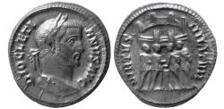 Ancient Coins - ROMAN EMPIRE, Diocletian. 284-305 AD. AR Argentius. Ticinum mint.