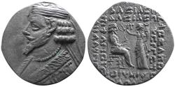 Ancient Coins - KINGS of PARTHIA; Phraates IV (38/7-2 BC). BI Tetradrachm. Seleukeia on the Tigris mint.